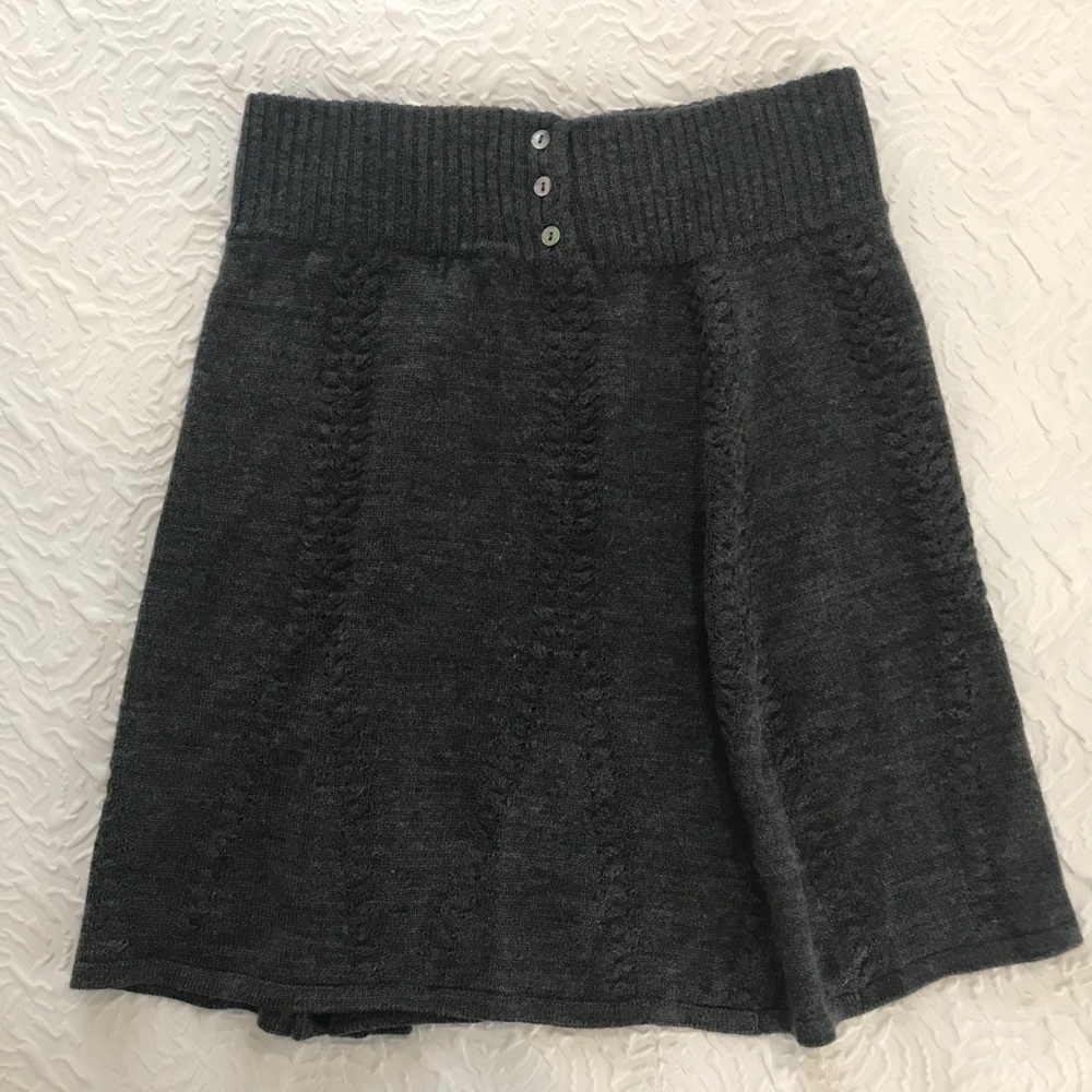 Women’s Gray A-Line Skirt